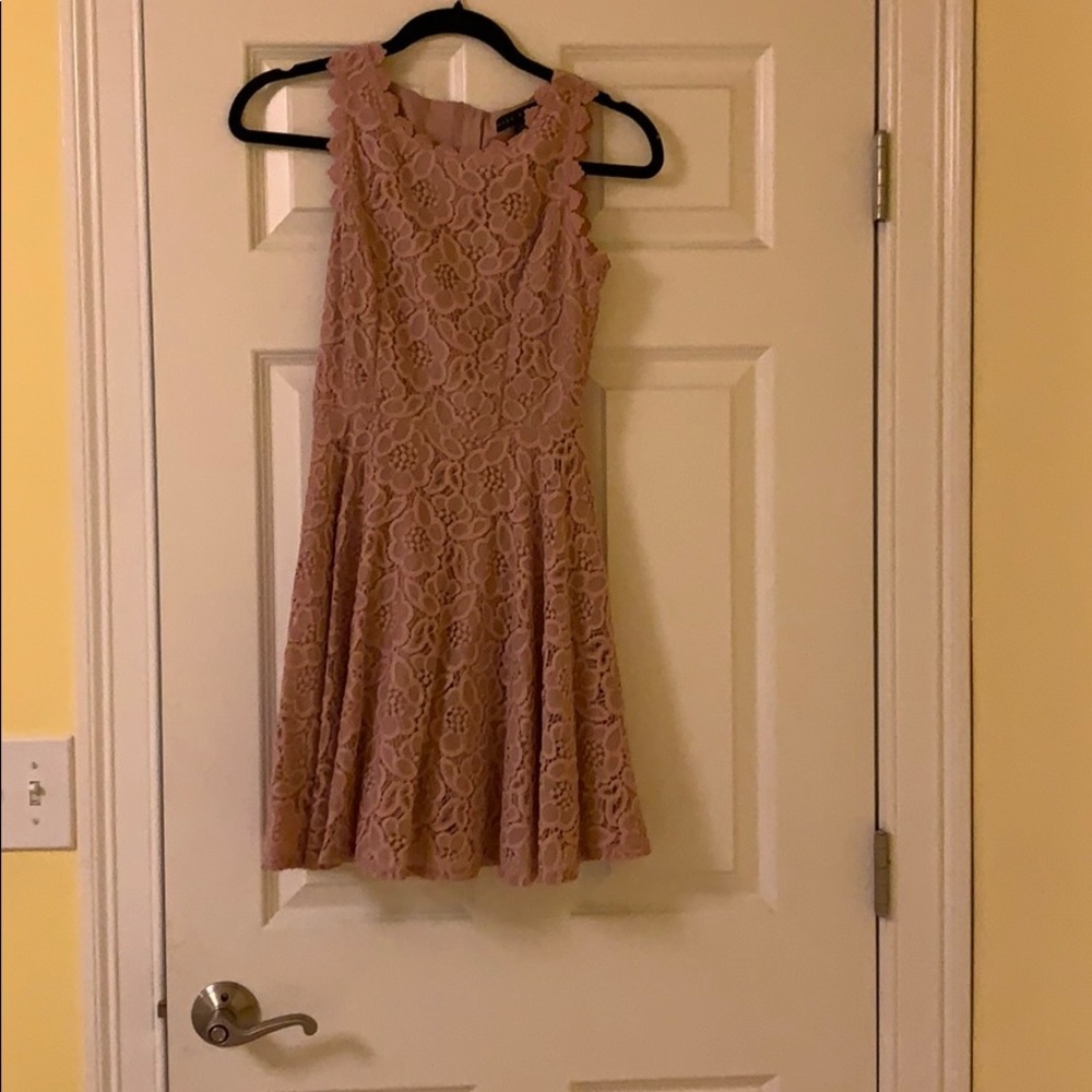 Pink homecoming dress.